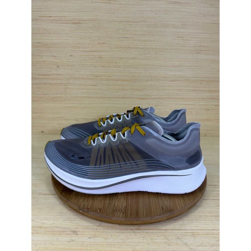 Nike Zoom Fly SP Mens Running Shoes Grey Yellow AJ9282-003 Size 13